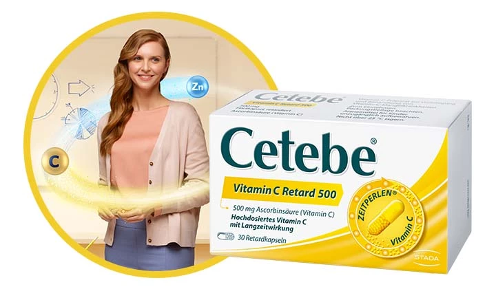 Cetebe Vitamin C Retard 500 Verpackung Cetebe Vitamin C Retard 500 Verpackung